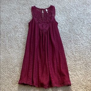 Maroon Dress